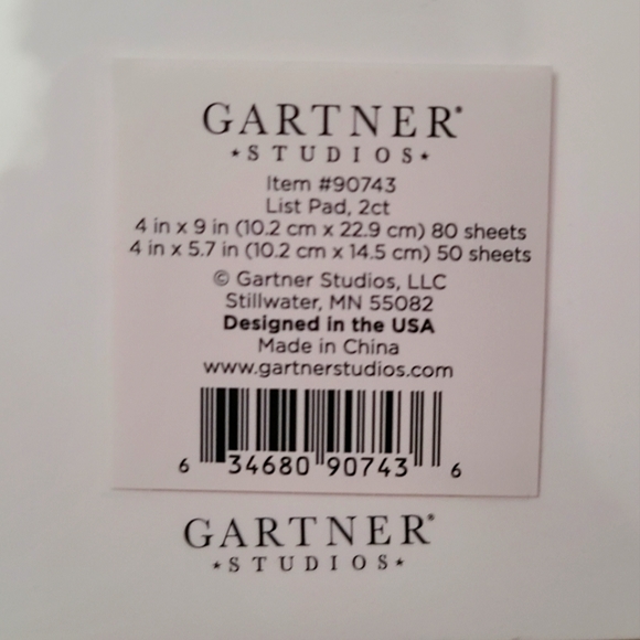 Gartner Studios Fueled By Coffee List Pads - Picture 4 of 5